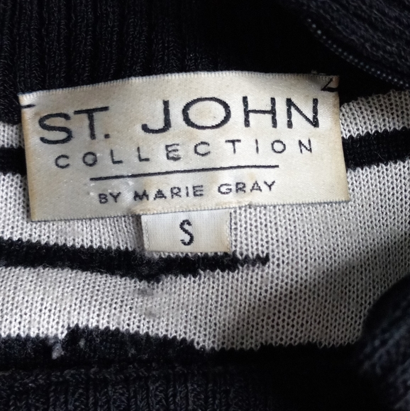 St.John Collection sz S beaded Zebra sweater. - Picture 6 of 9